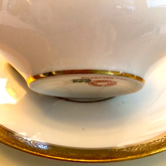 VGUC Nearly Pristine & Rare GDA France Haviland Limoges Calvados Teacup & Saucer - Picture 11 of 15